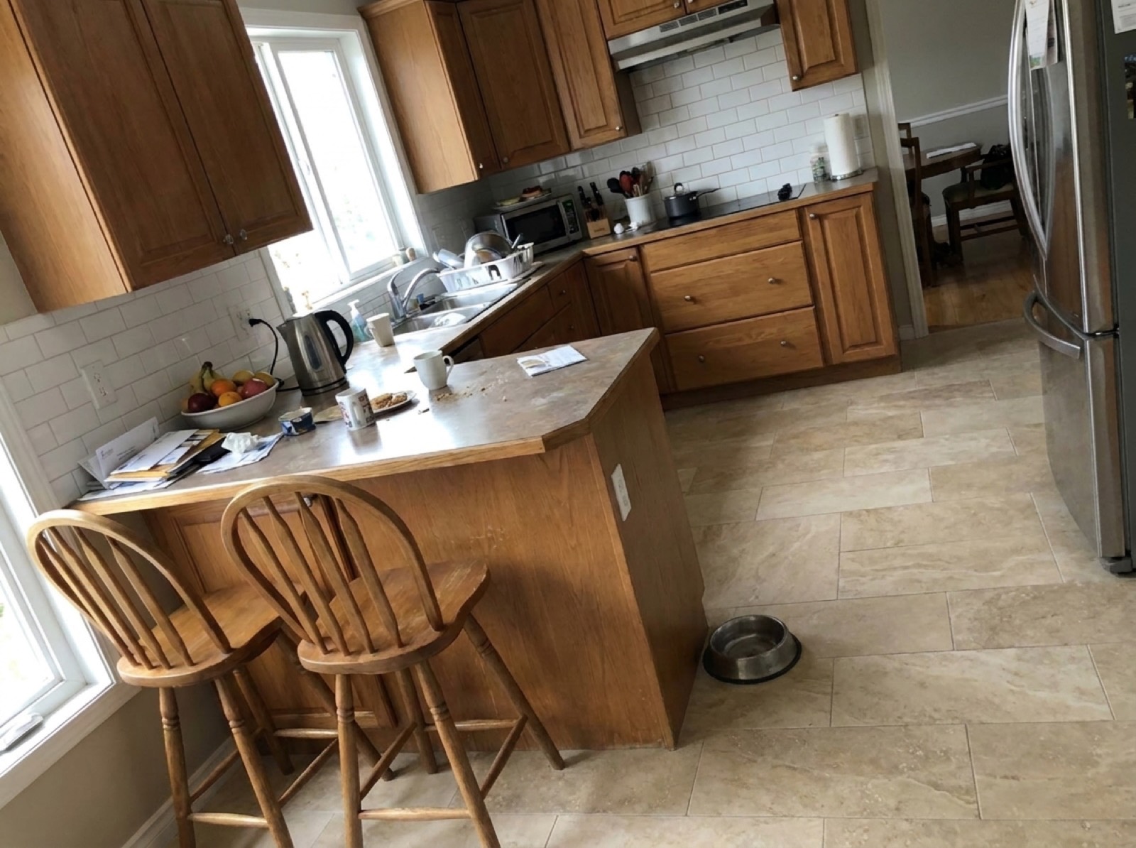 A visitor's room with the product rendered into it